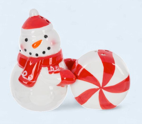 MX197383 - SALT + PEPPER - SNOWMAN / CANDY
