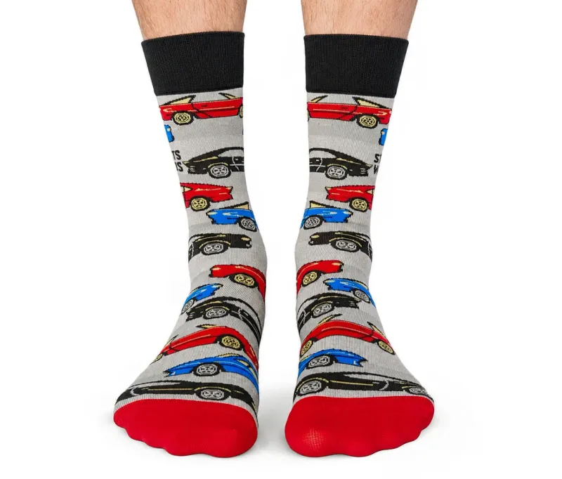 5408 - MEN'S SOCKS - RAISED ON CARS