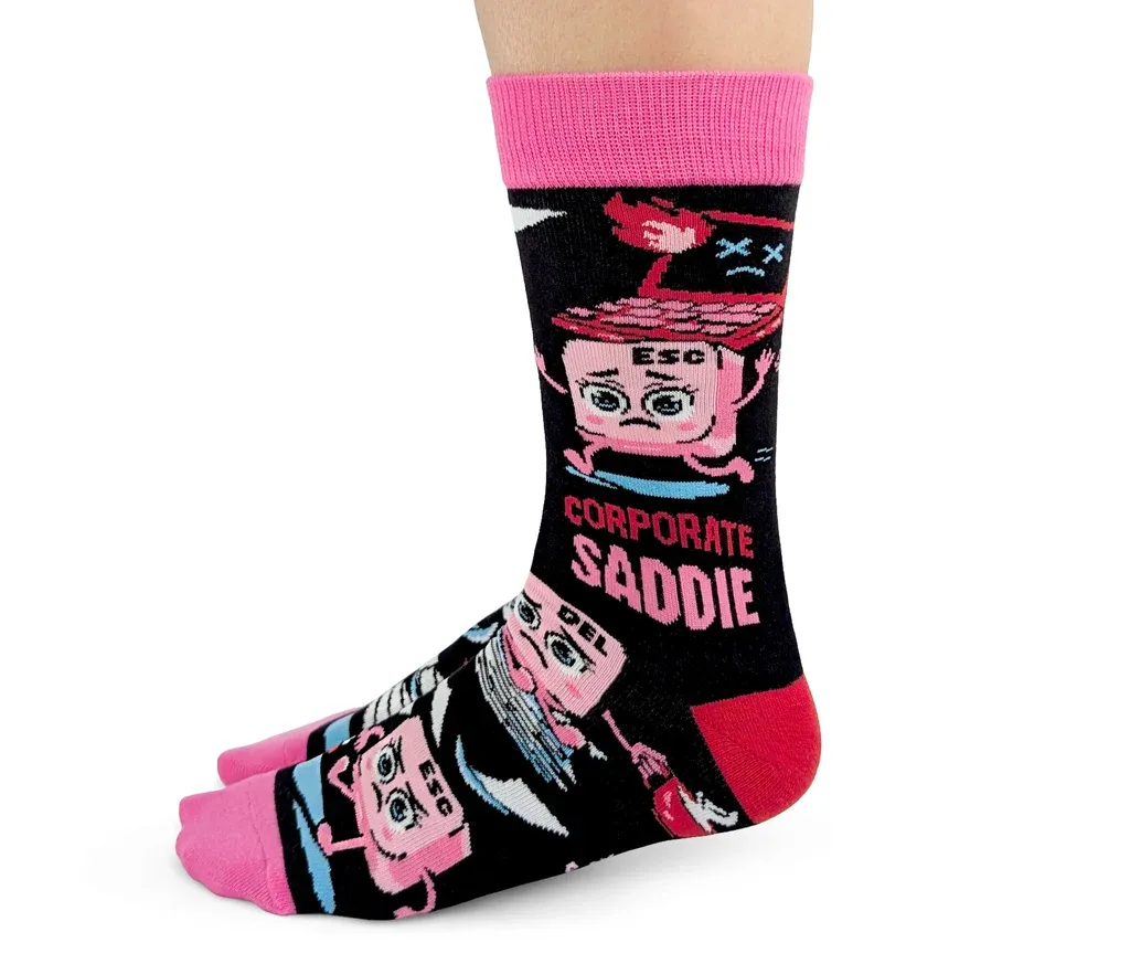 5347 - WOMEN'S SOCKS - CORPORATE SADDIE