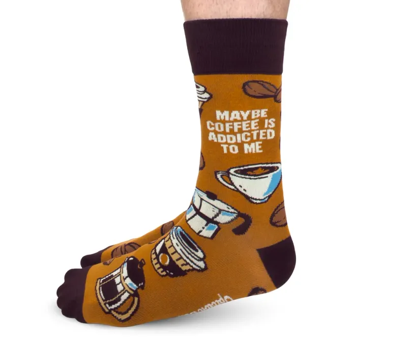 5415 - MEN'S SOCKS - COFFEE ADDICT