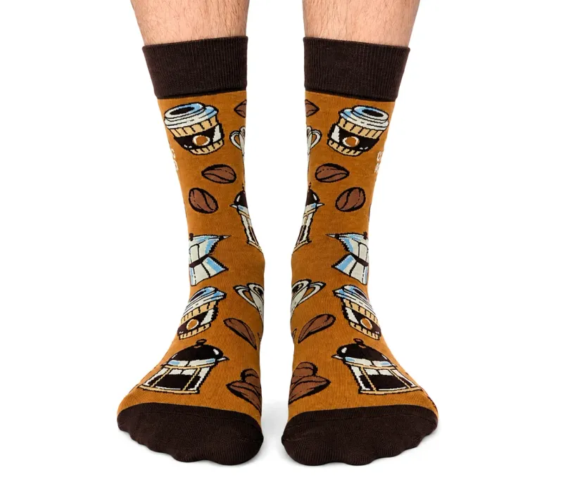 5415 - MEN'S SOCKS - COFFEE ADDICT
