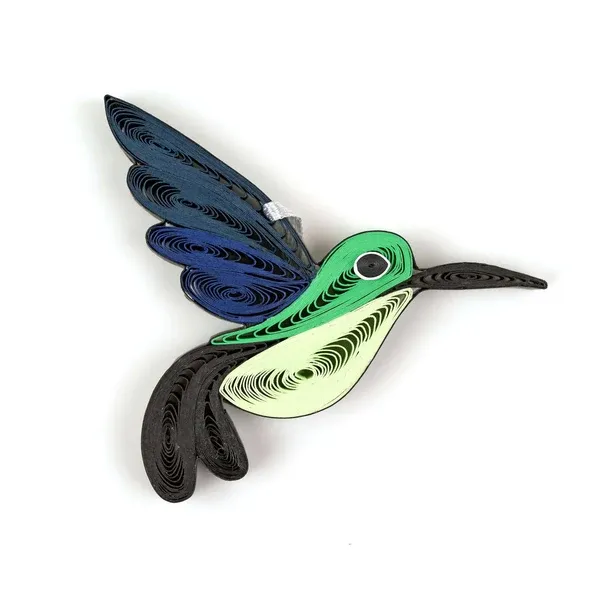 OR-2D016-S - QUILLING ORNAMENT / HUMMINGBIRD