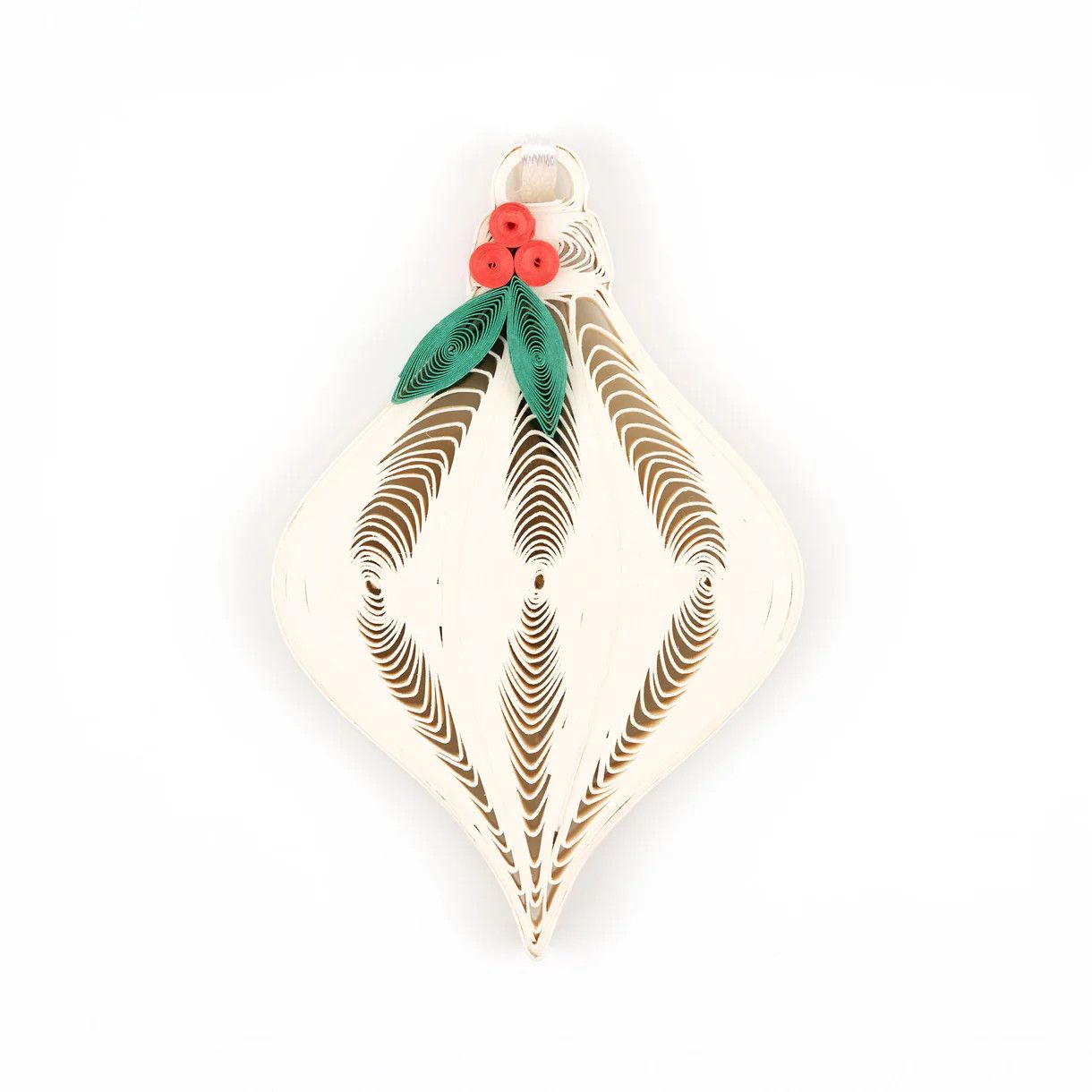 OR-2D025-S - QUILLING ORNAMENT / CHRISTMAS