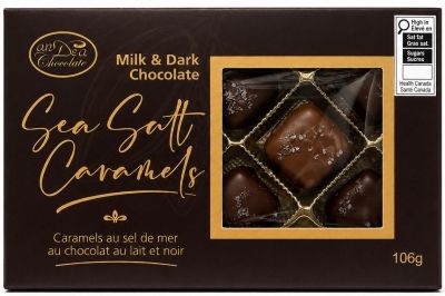 H48242 - SEA SALT CARAMELS / 8 PIECE GIFT BOX