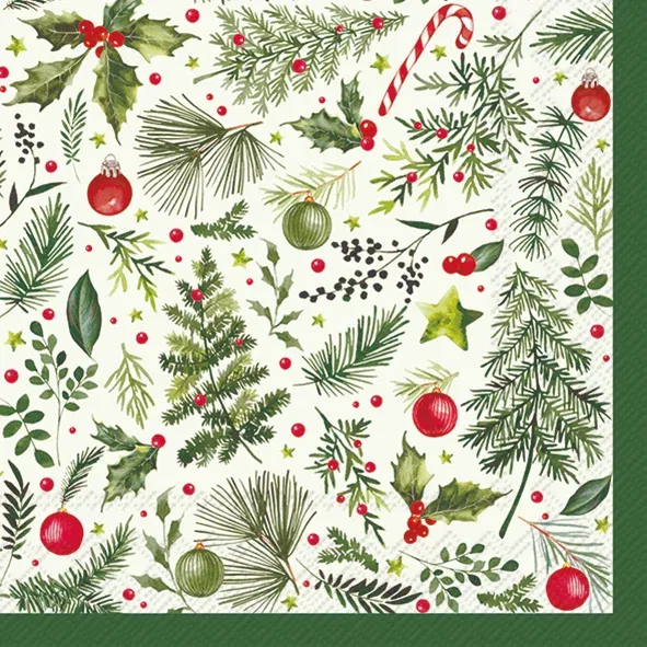 C1116729 - COCKTAIL : CHRISTMAS BRANCHES ALLOVER L.G