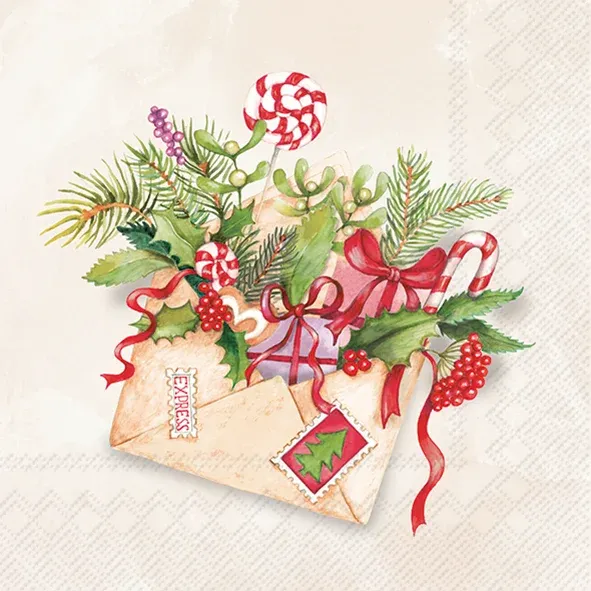 L1121060 - LUNCH : CHRISTMAS LETTER CREAM