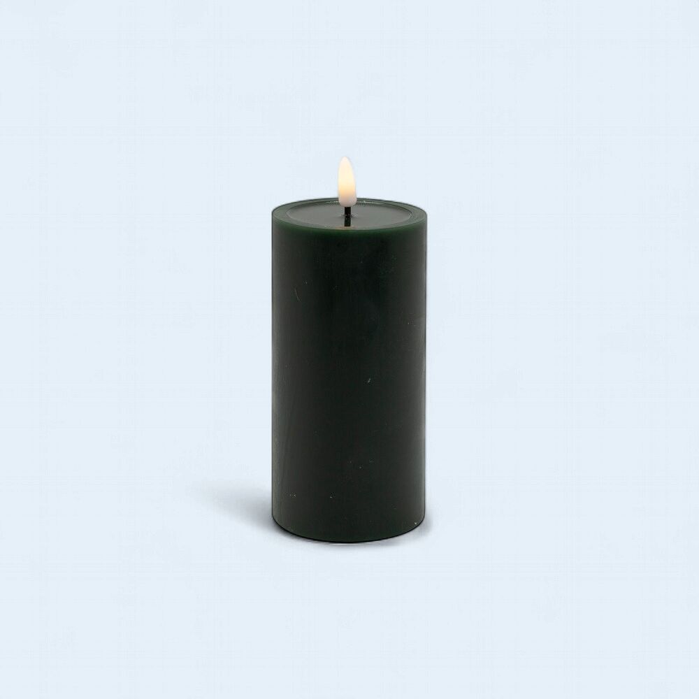 XM-CD1122 - 3" X 6" CANDLE - DARK GREEN