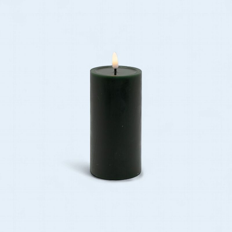 XM-CD1122 - 3" X 6" CANDLE - DARK GREEN