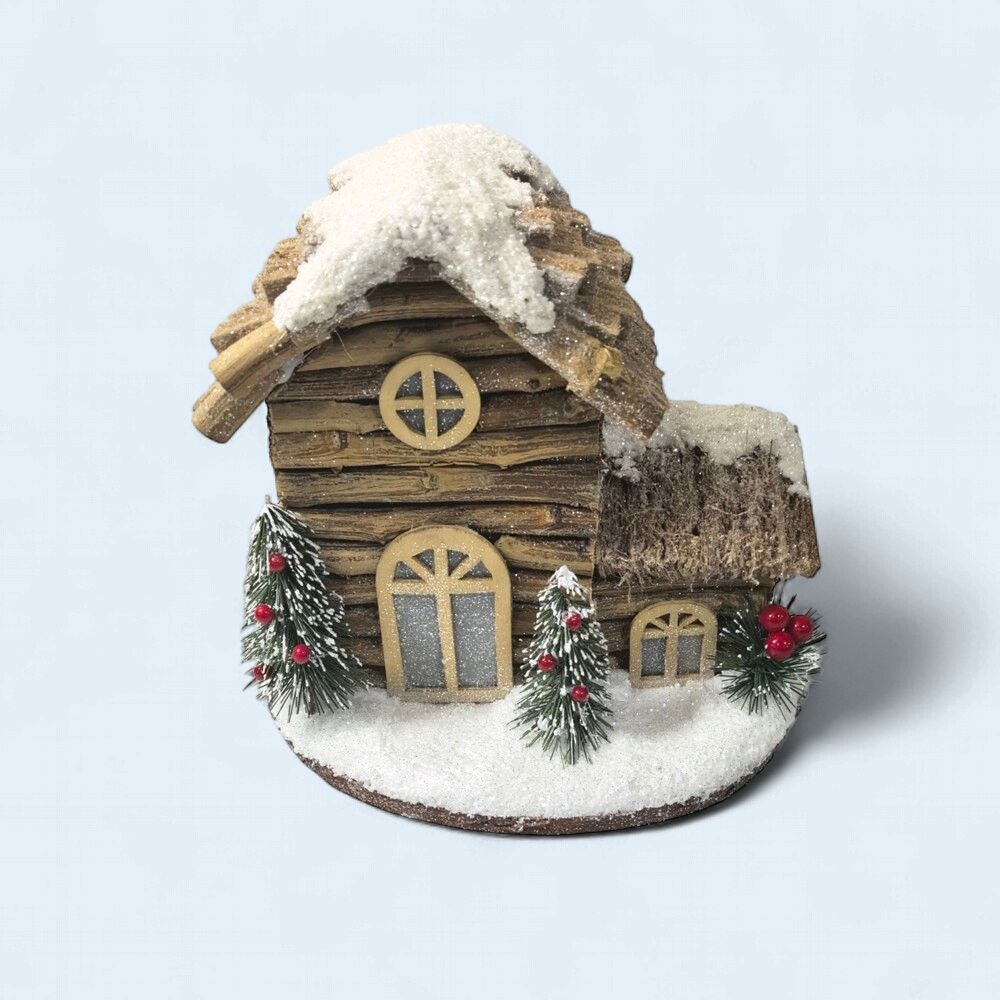 XM-ZG2249 - ILLUMINATING LOG HOUSE