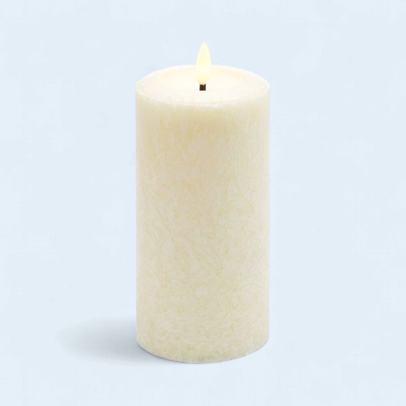 XY-CD1002 - 3" X 5" CANDLE - MARBLED CREAM