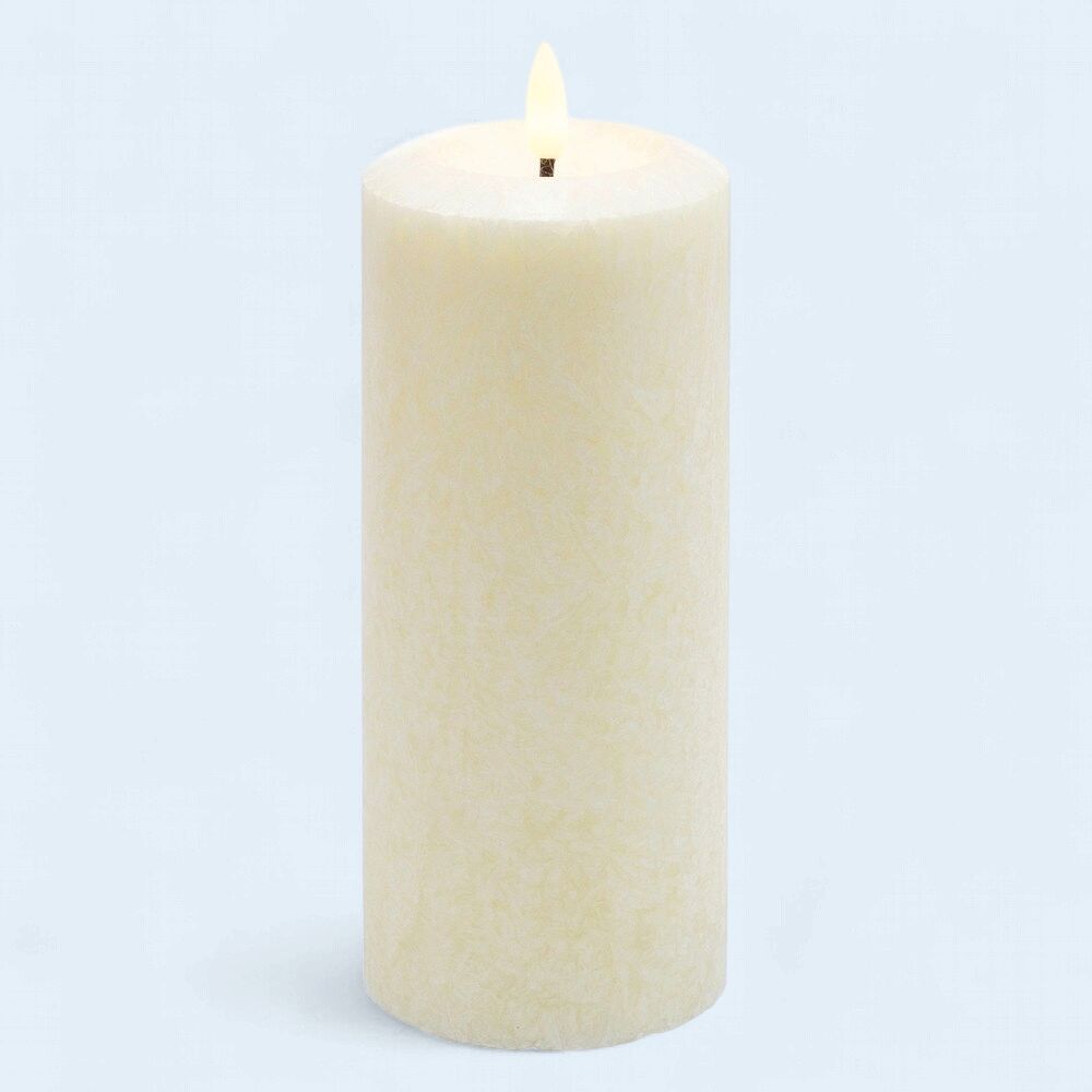 XY-CD1003 - 3" X 7" CANDLE - MARBLED CREAM