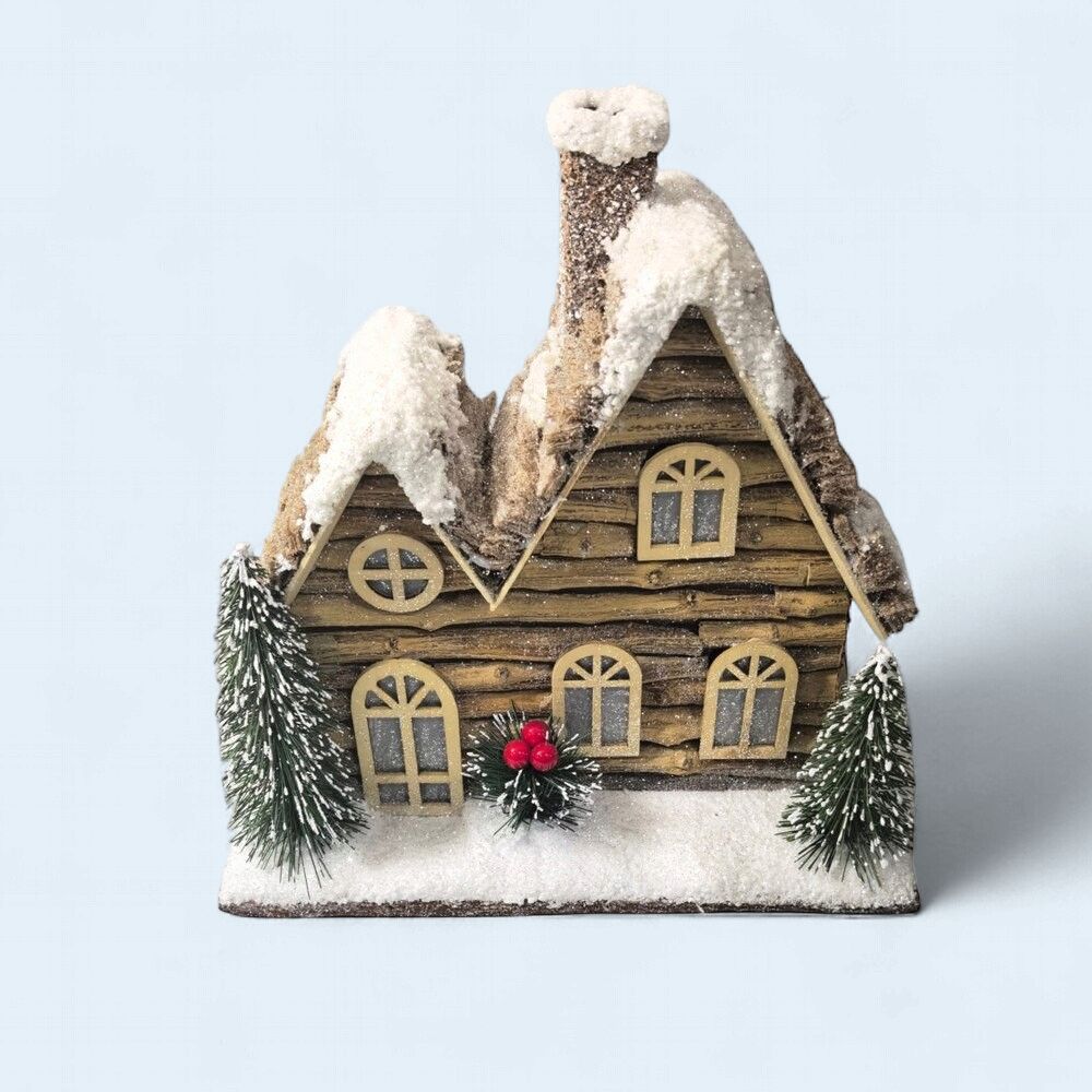 XM-ZG2248 - ILLUMINATING LOG HOUSE
