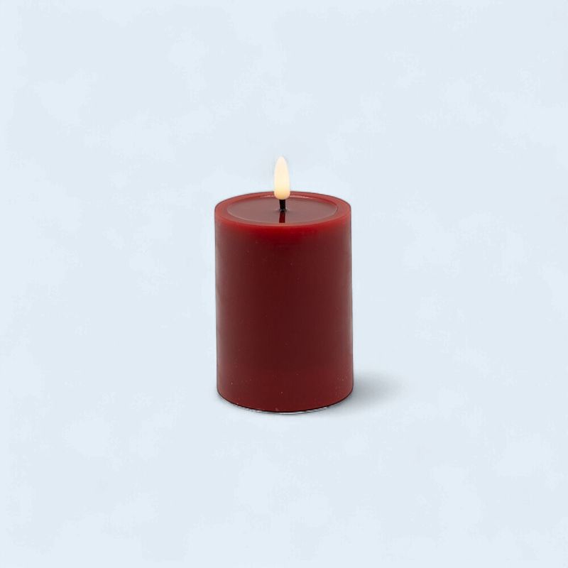 XM-CD1125 - 3" X 4" CANDLE - DARK RED