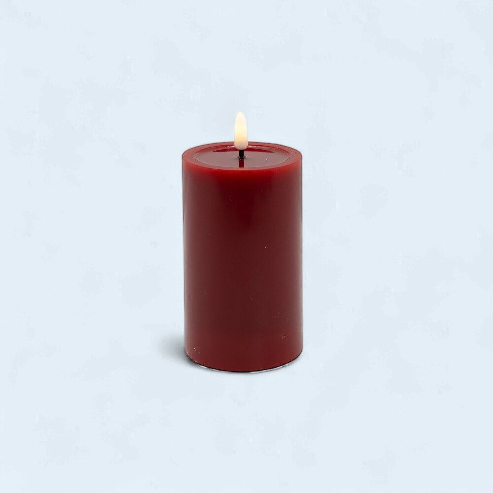 XM-CD1126 - 3" X 5" CANDLE - DARK RED