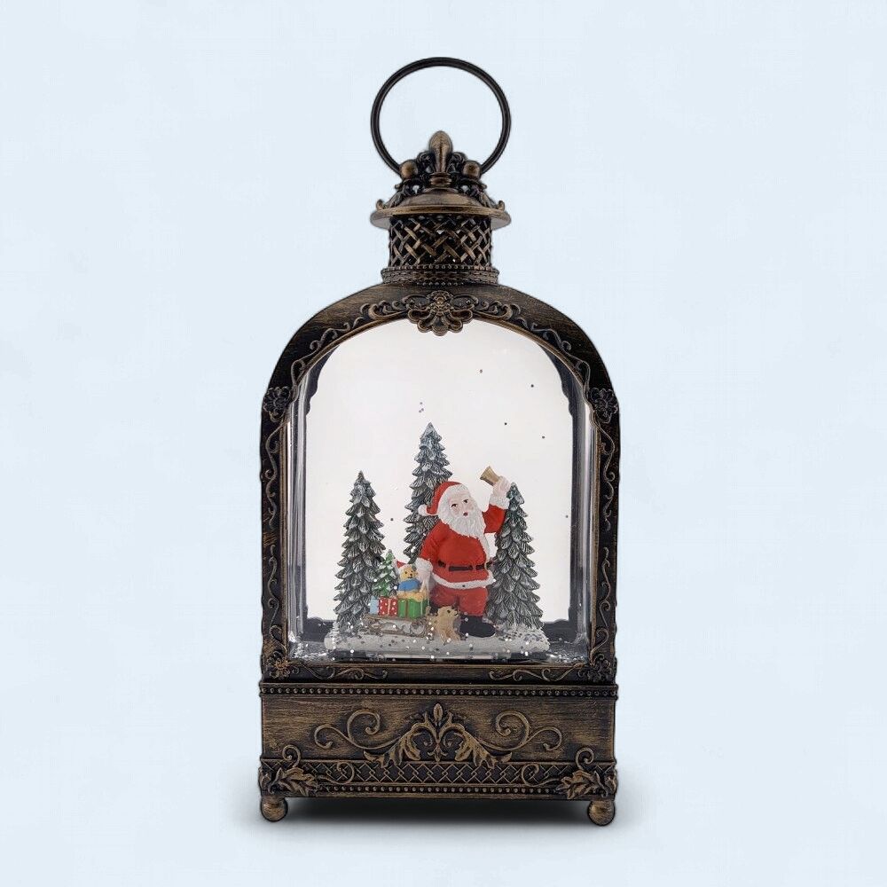 XM-SW1073 - ILLUMINATING WATER GLITTER GLOBE - SANTA