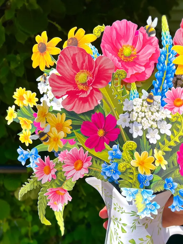 327-7764 - POP-UP FLOWER BOUQUET - WILDFLOWER MEADOW