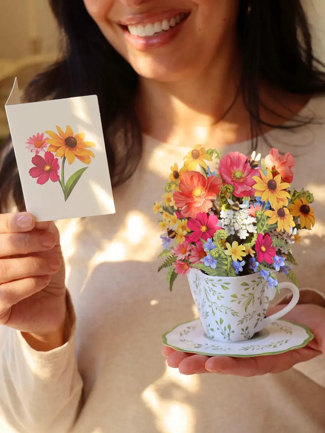 327-7472 - MINIPOP UP WILDFLOWER TEACUP