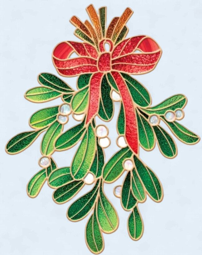 8327-7707 - SUNCATCHER - MISTLETOE