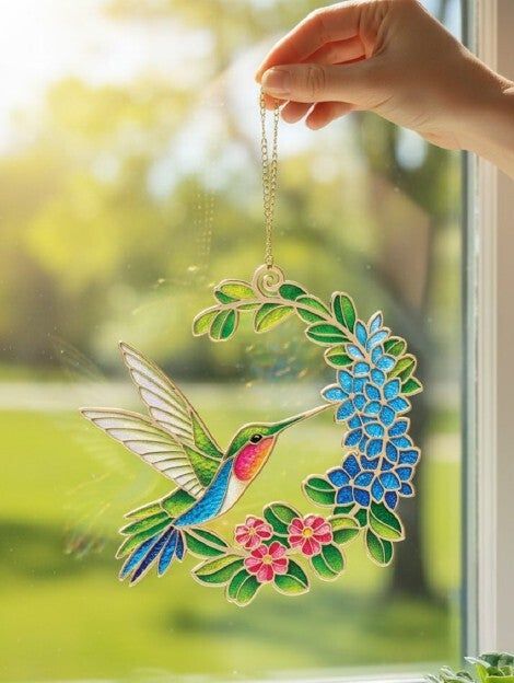 327-7705 - SUNCATCHER - HUMMINGBIRD