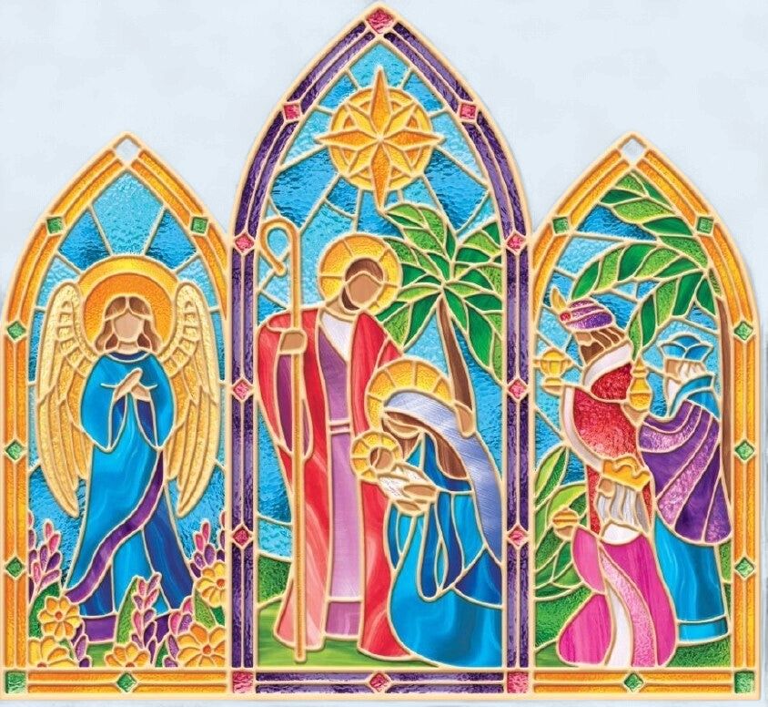 327-7708 - SUNCATCHER - NATIVITY