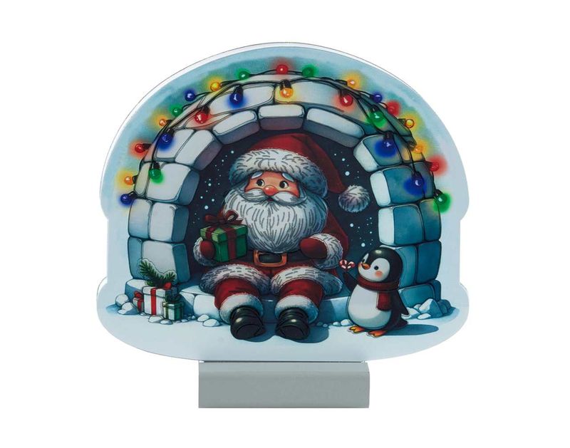 X4326 - 8" SANTA/IGLOO INFINITY LIGHT