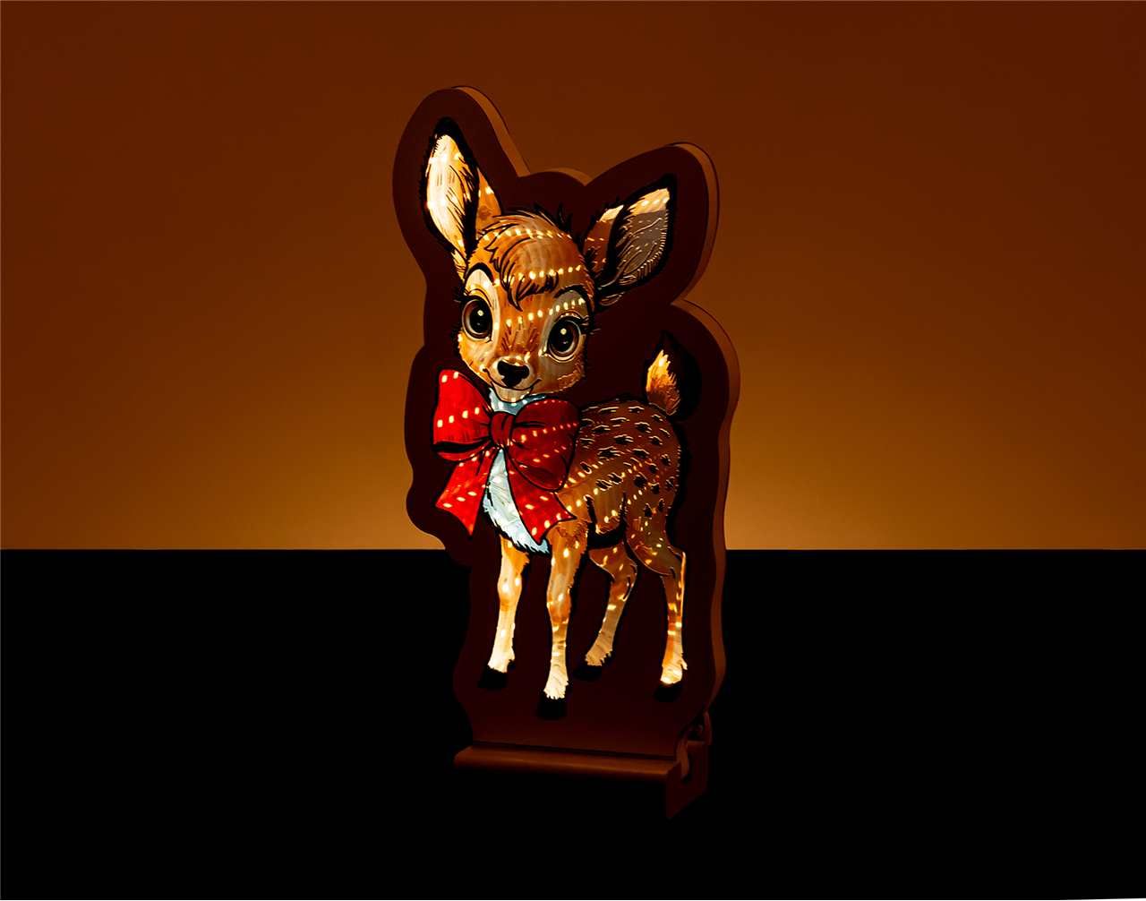 X4339 - 10" DOE W/BOW INFINITY LIGHT