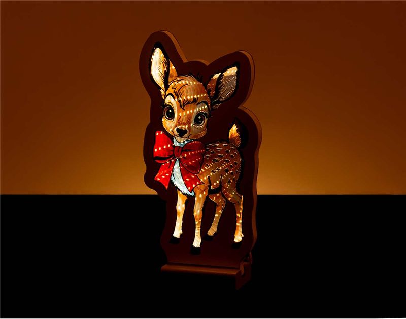 X4339 - 10" DOE W/BOW INFINITY LIGHT
