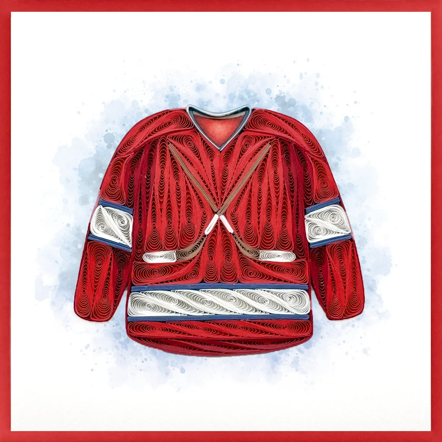 644-QUILL0215 - BL/HOCKEY JERSEY