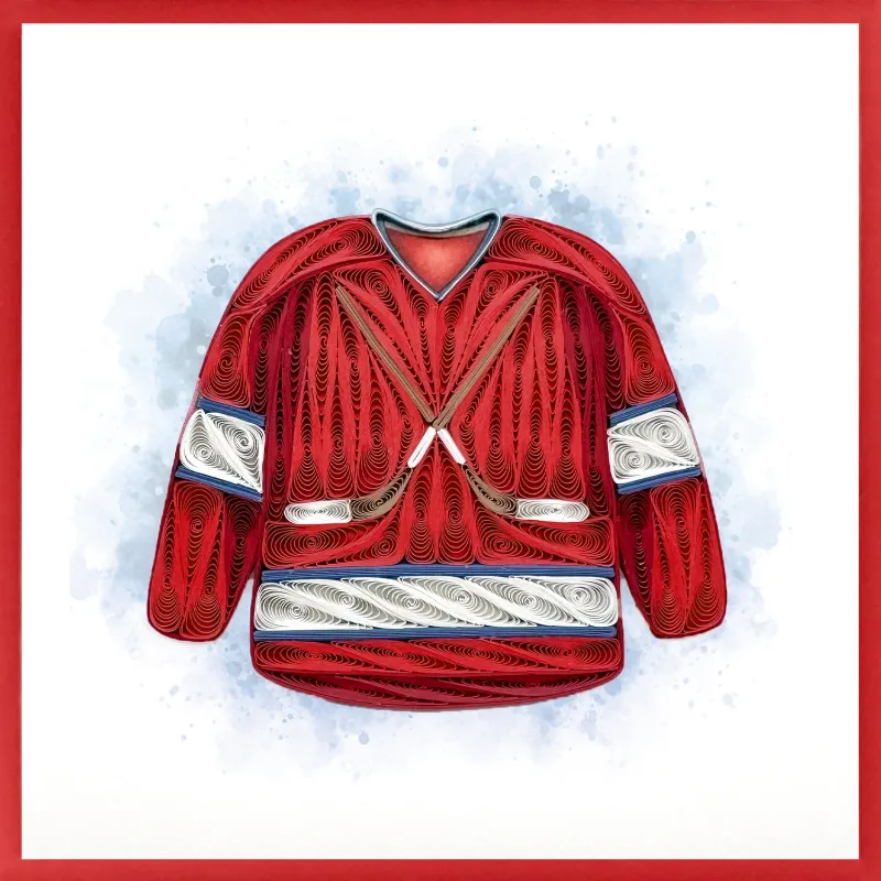 644-QUILL0215 - BL/HOCKEY JERSEY