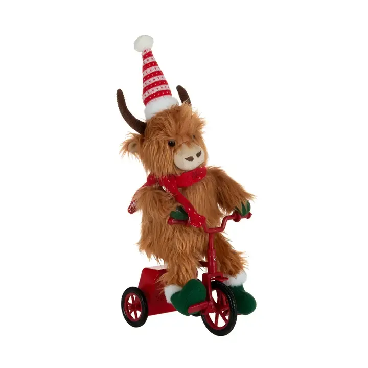 Z1015 - HIGHLAND COW ON TRIKE