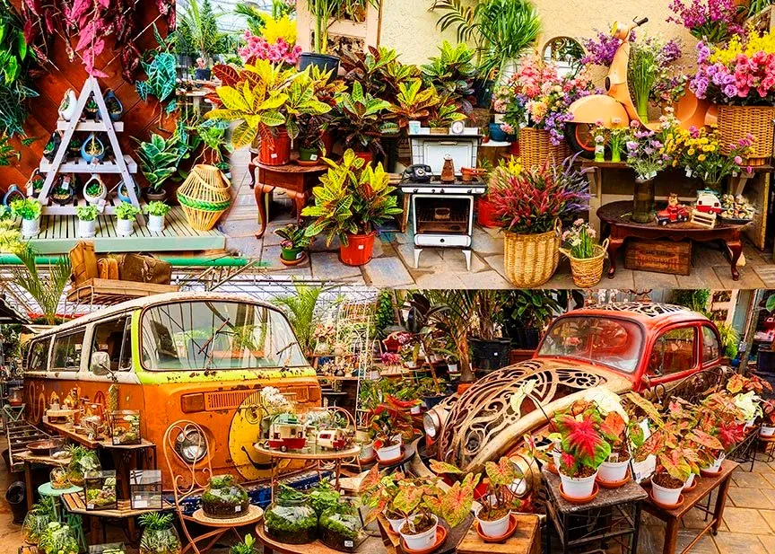 1000 PC - 417 - PUZZLE - POTTING SHED