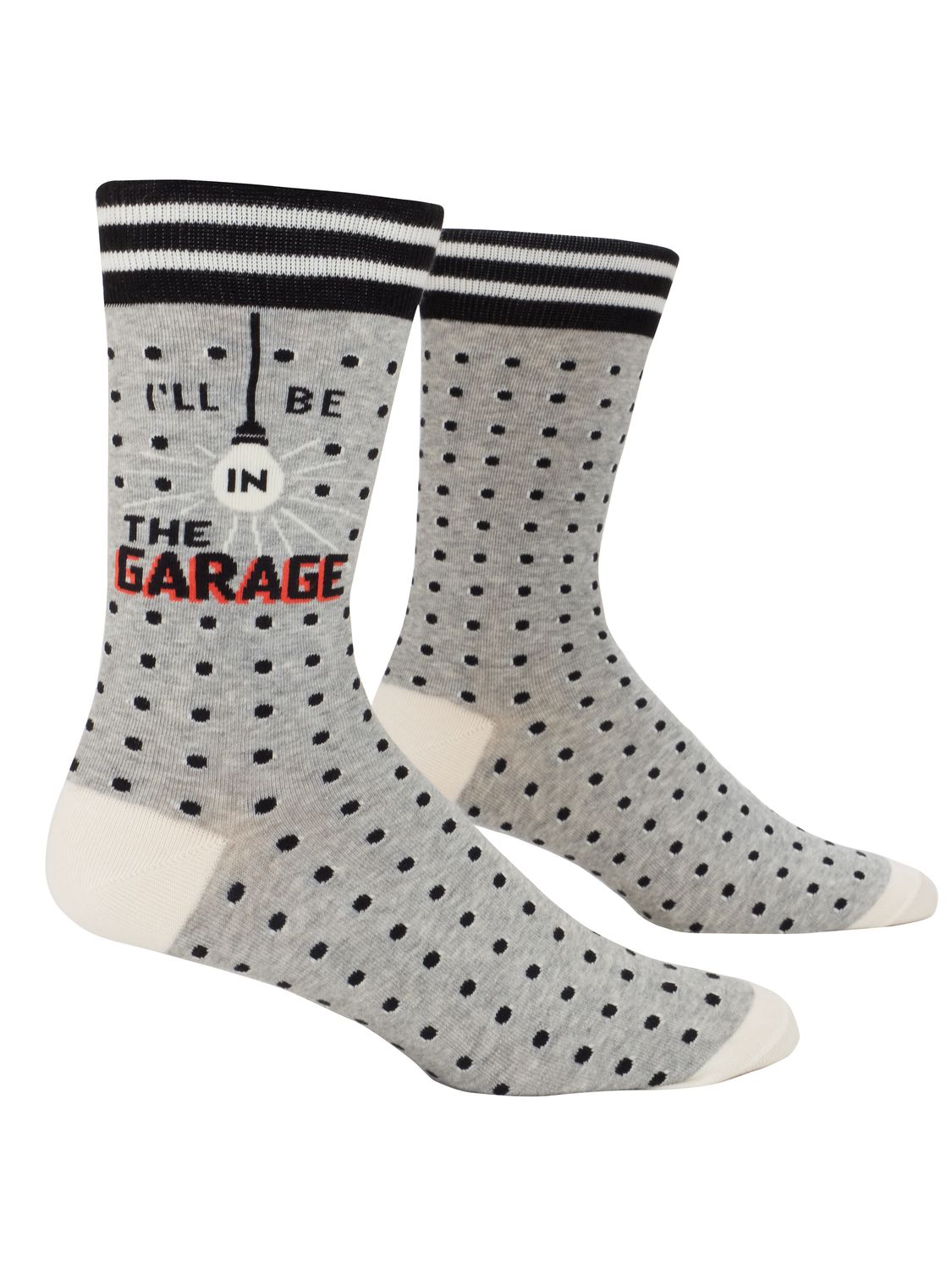 SW1030 - MEN'S SOCKS - I'LL BE IN GARAGE
