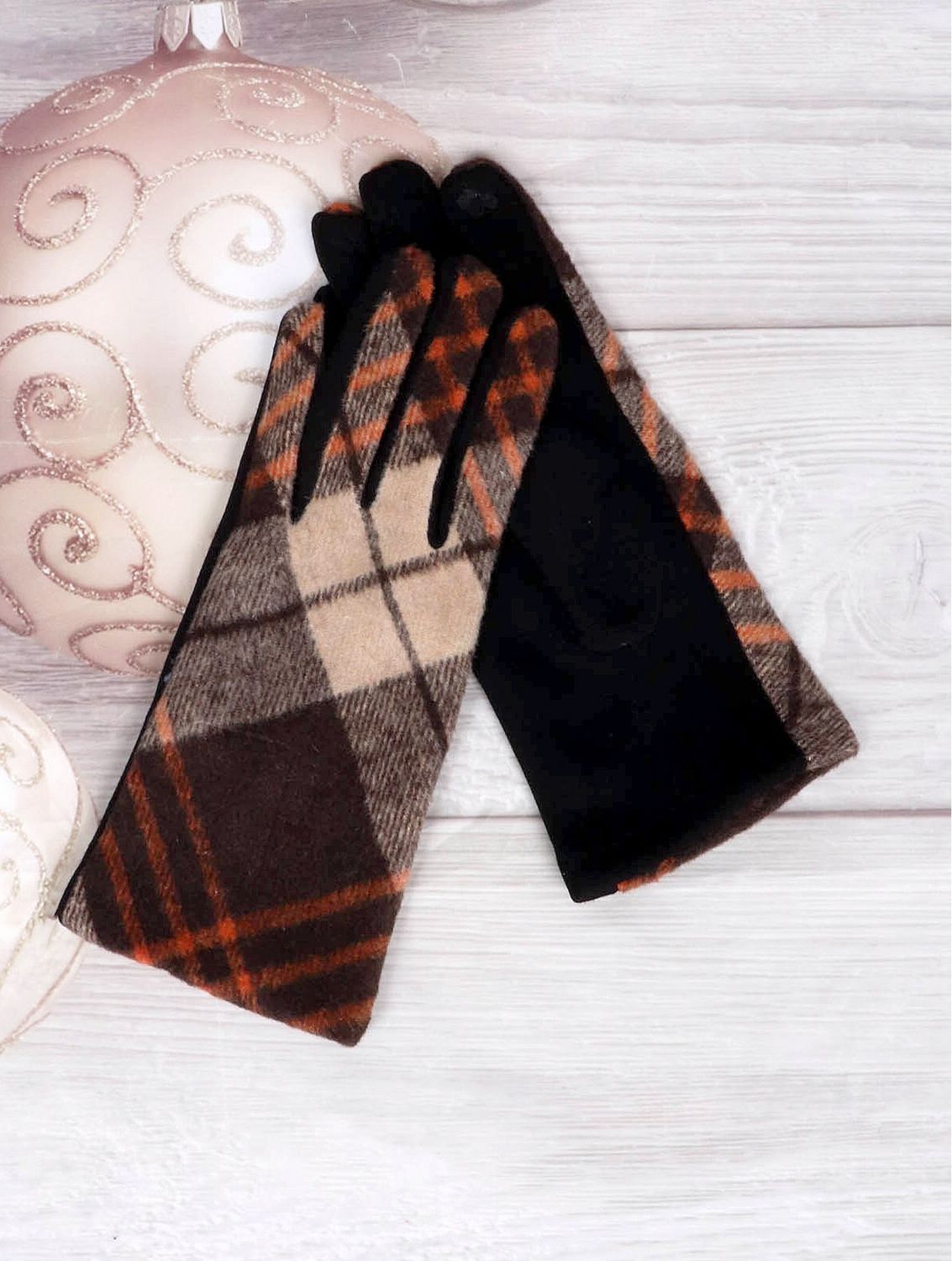 GL1176-04CAM - TOUCH SCREEN GLOVES - ABSTRACT PRINT