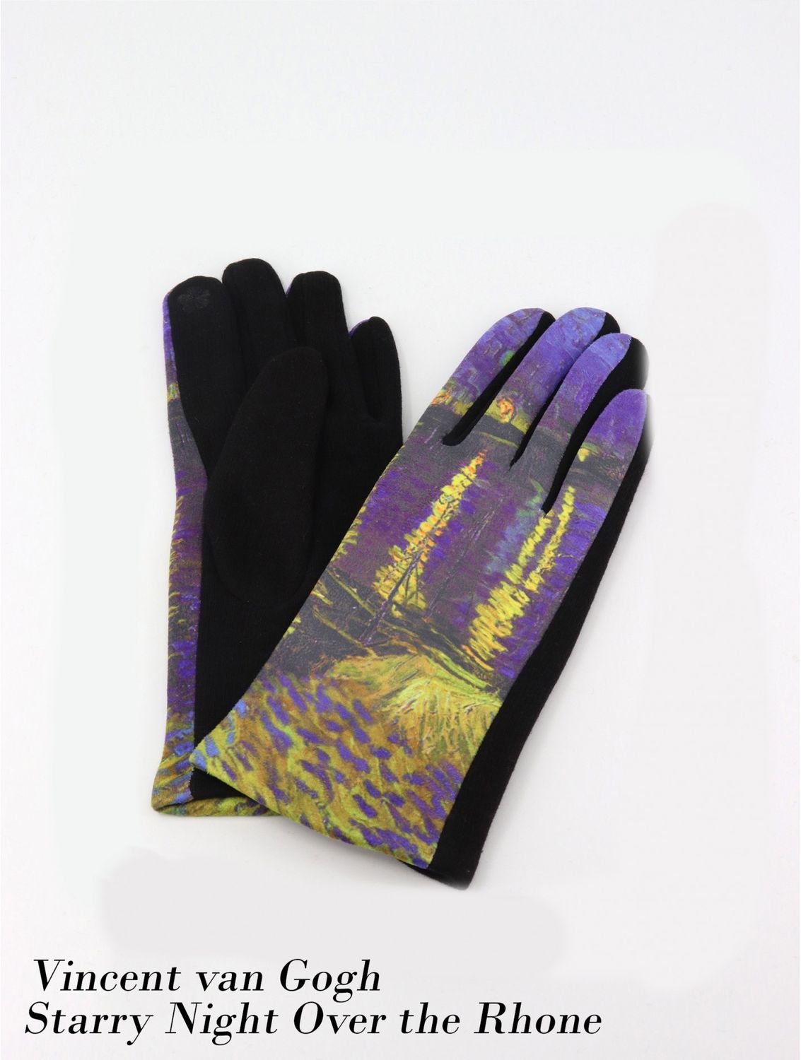 GL127520 - TOUCH SCREEN GLOVES - STARRY NIGHT OVER THE PHONE