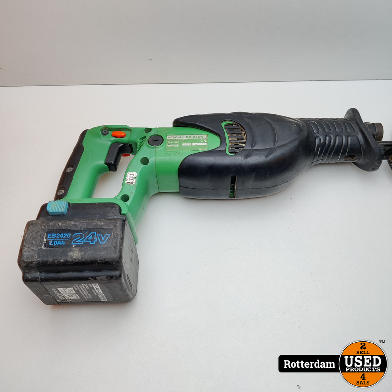 Hitachi reciprozaag CR 24DV - Inclusief 24V/2Ah Accu