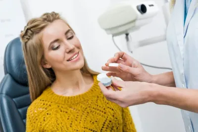 Contact lens check up