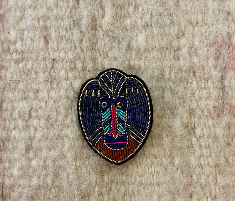 Broche Monkey Mandrill