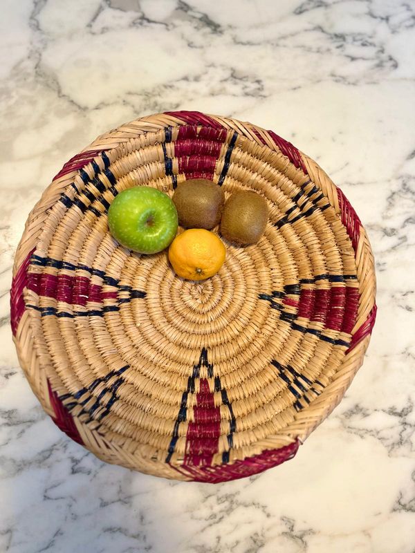 Rotan schaal uit Marokko
