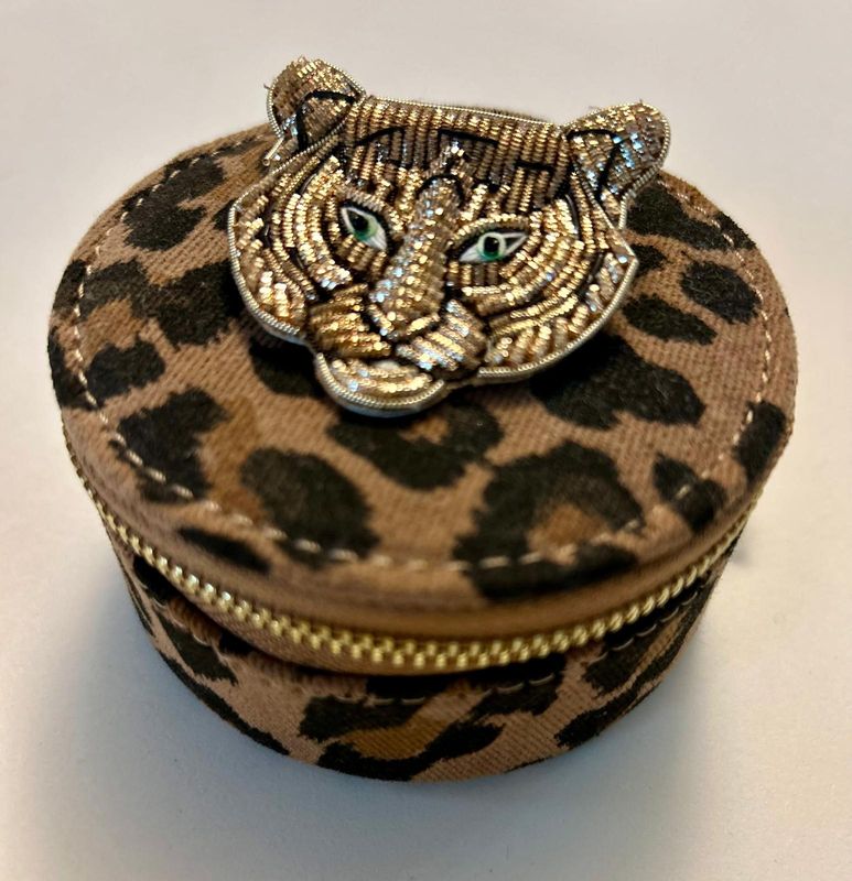 Leopard juwelen doos