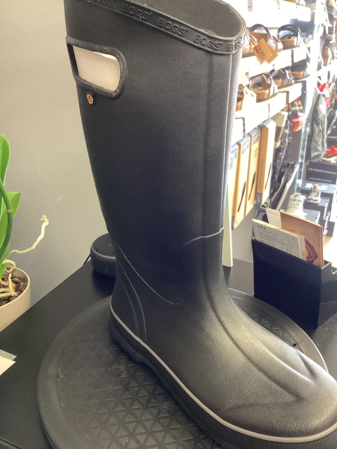 Men's Rainboot, Colour: Black, Size: 8