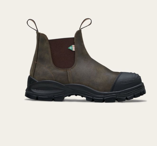 962 - BLUNDSTONE XFR WORK &amp; SAFETY RUSTIC BROWN