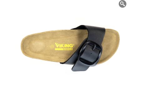 Louise Big Buckle, Colour: Black, Size: 37