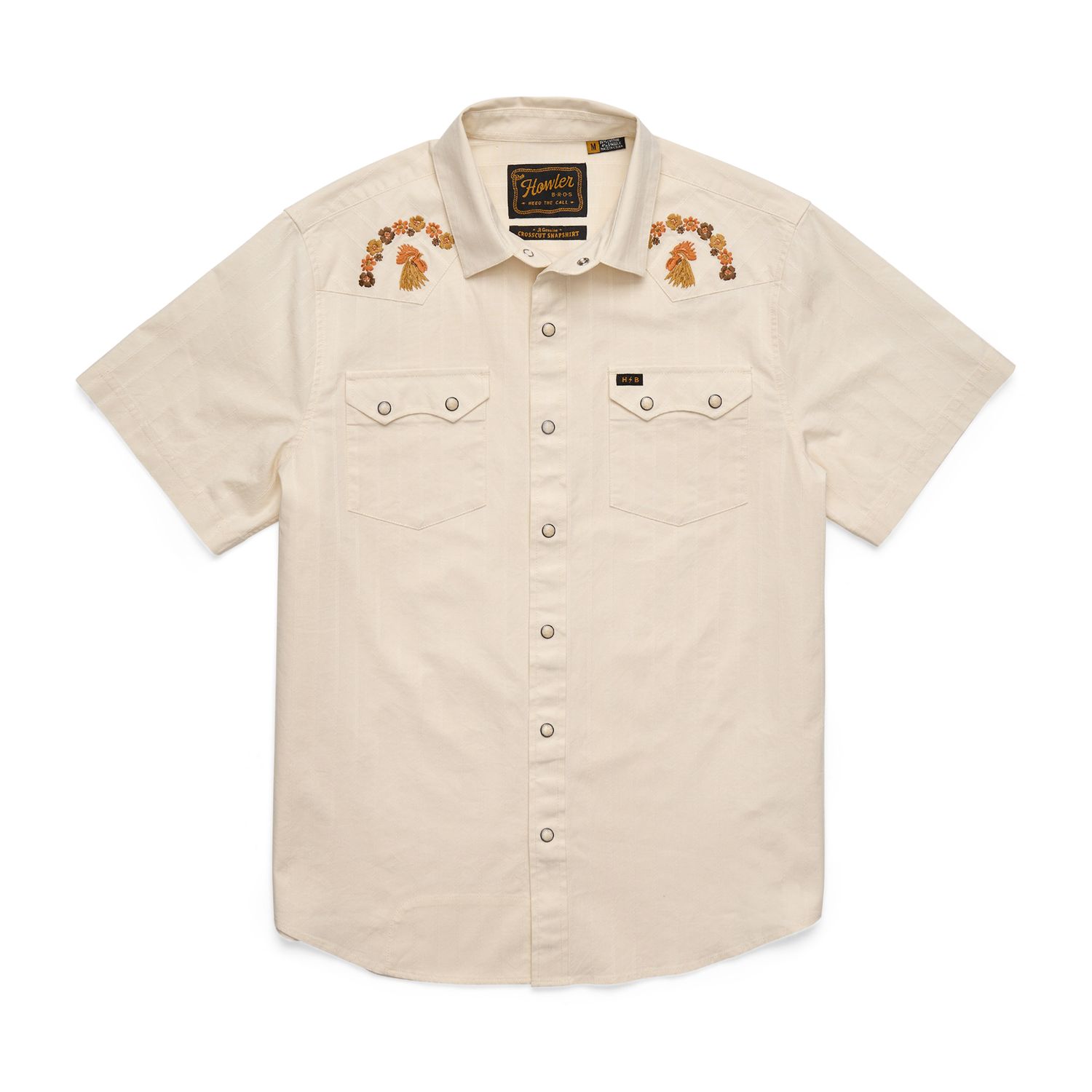 Crosscut Deluxe Snapshirt, Color: Fowl Play, Size: S