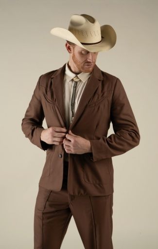 THE EVERETT WESTERN BLAZER, Color: OAKROOM, Size: Medium