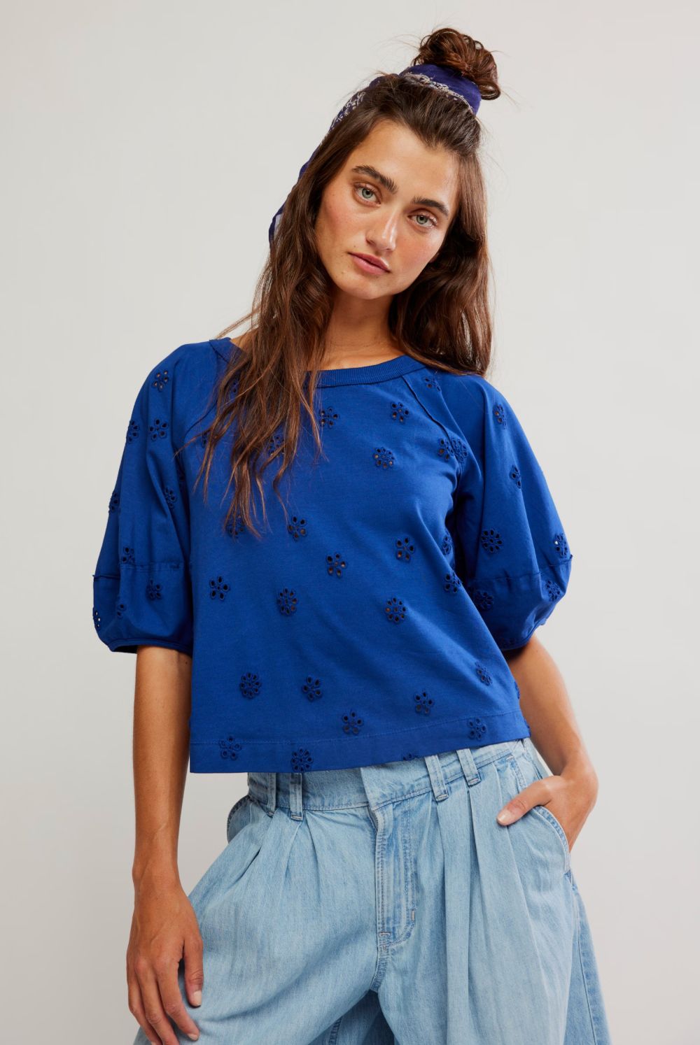 Essie Eyelet Tee
