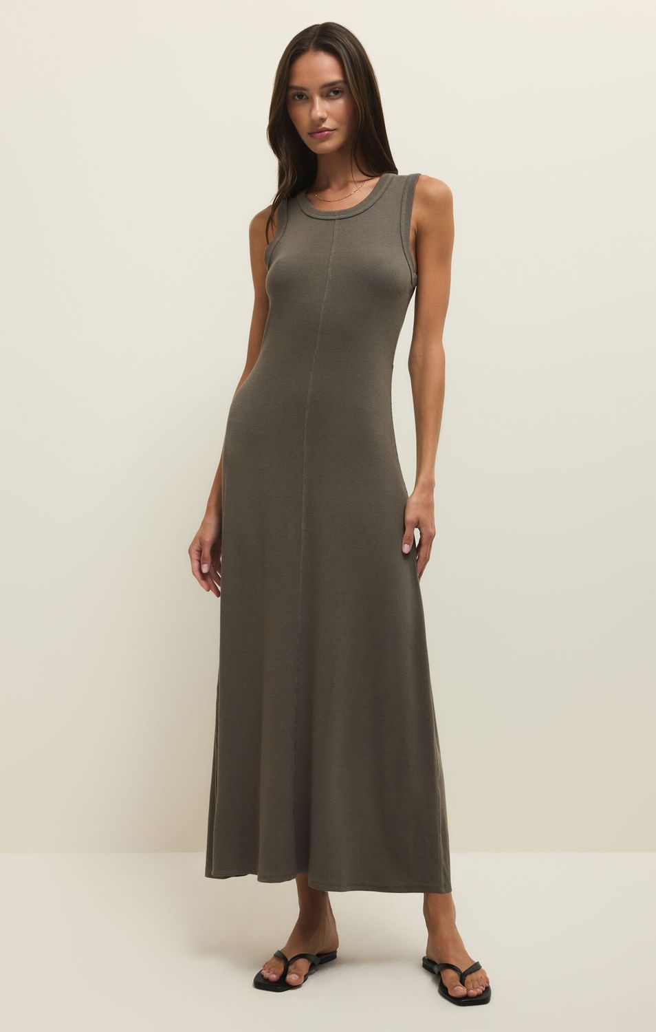 Linden Rib Midi Dress