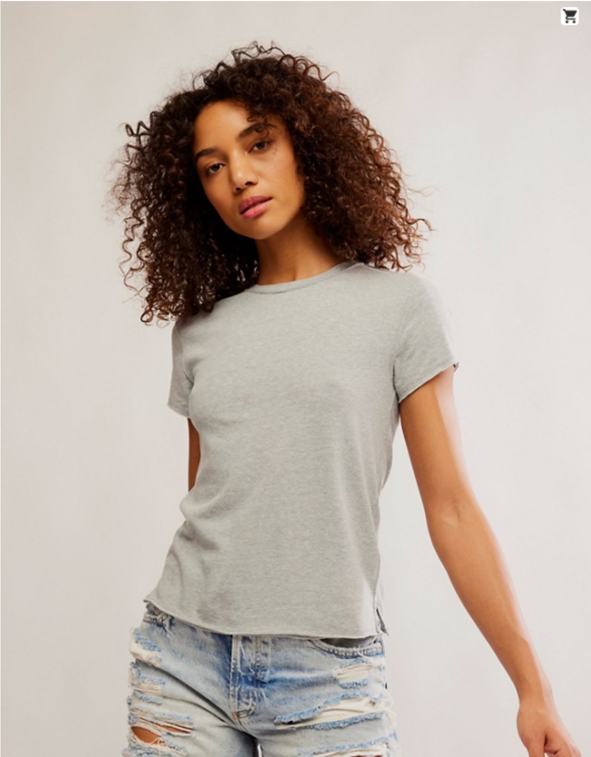 Nova Tee, Color: Greyhound, Size: S