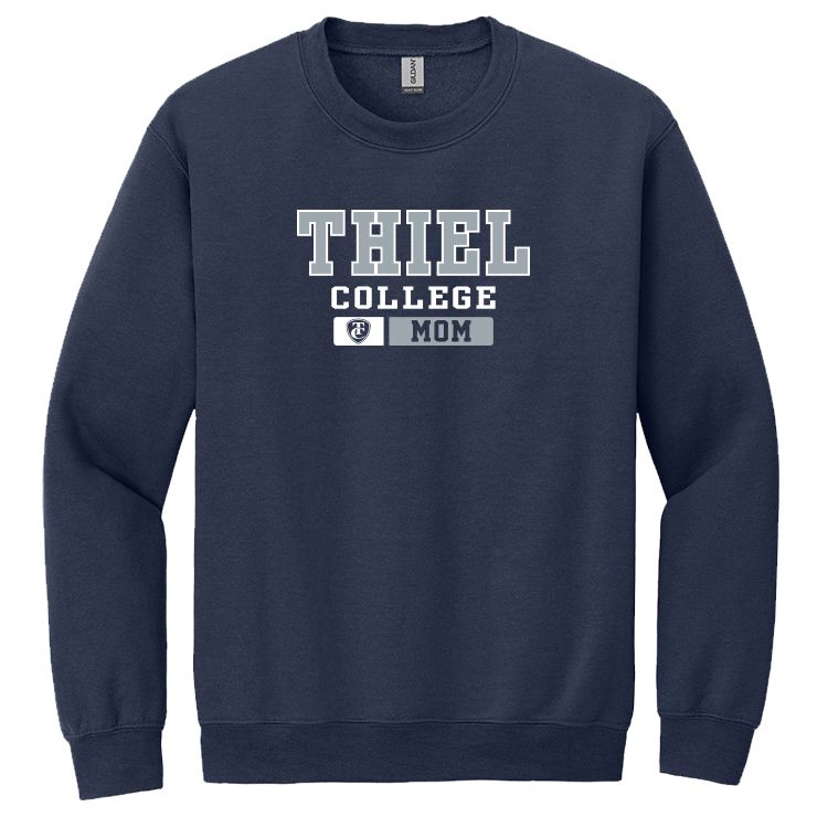 Mom Crew Neck, Color: Navy, Size: XS