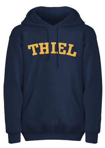 Classic Thiel Hoodie, Color: Navy, Size: S