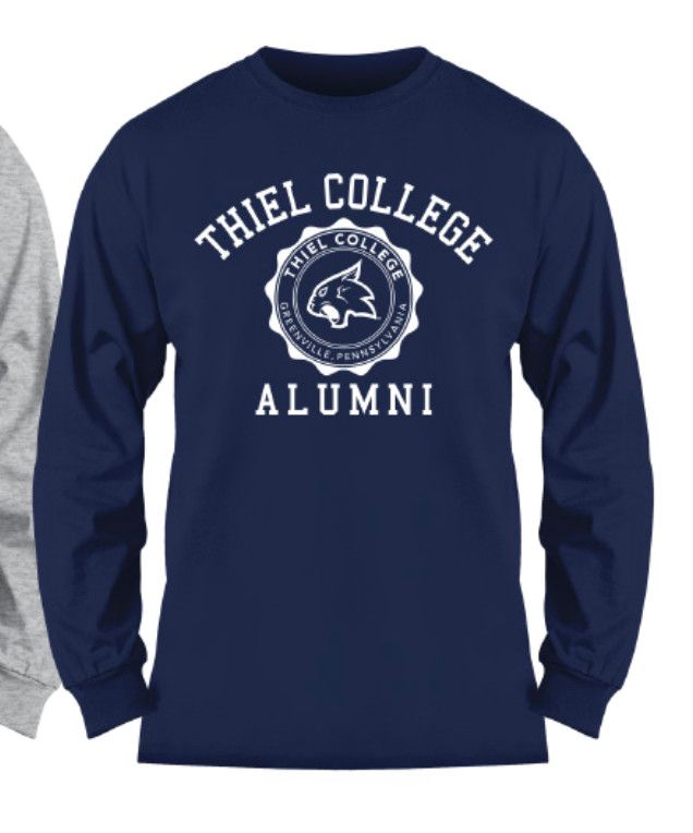 Alumni LS w/ Seal, Color: Navy, Size: S